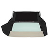 HG0116233 1967-70 Impala/GM B-Body Convertible; Rear Window Only; Glass; Without Zipper; Vinyl; Black - image 1