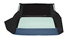 HG0118116 1971-76 GM B-Body Convertible; Rear Window Only; Glass; Without Defroster; Vinyl; Dark Blue - image 1