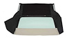 HG0118231 1971-76 GM B-Body Convertible; Rear Window Only; Glass; With Defroster; Vinyl; Beige - image 1