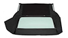 HG0118233 1971-76 GM B-Body Convertible; Rear Window Only; Glass; With Defroster; Vinyl; Black - image 1