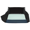 HG1116114 1965-66 Impala/GM B-Body Convertible; Rear Window Only; Glass; Without Zipper; Canvas Cloth; Black - image 1