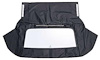 HG1118114 1971-75 Impala; Convertible; Rear Window Only; Glass; w/o Defroster; Stayfast Canvas Cloth; Black - image 1