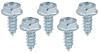 HK21 1964-69 Ford Mustang; Hex Head Screw Set; For Fuel Filler Neck; 5 Piece Set - image 1