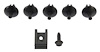 HK229 1969-70 Ford Mustang; Grill Mounting Hardware; 7-Piece Set - image 1