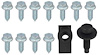 HK238-CM 1965-73 Ford Mustang; Screw Set; Gas Tank Mounting; 13 Piece Set - image 1