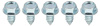HK260-CM 1970-73 Ford Mustang; Hex Head Screw Set; For Fuel Filler Neck; 5 Piece Set - image 1