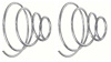 HK278 1949-83 Window Crank Handle Spring ; Pair ; Various Models ; GM, Ford - image 1