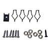 HK384 1969-70 Mustang Deluxe Door Panel Clip Set - image 1