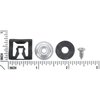 HK402 1966-68 Mustang Convertible 24 Piece Windshield Molding Clip Kit - image 4