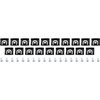 HK501 1965-66 Mustang; Rear Window Molding Clip Kit; Coupe; 19 Clips, 19 Screws; 38 Total Pieces - image 2