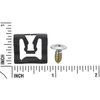 HK505 1971-73 Mustang Fastback 21 Piece Rear Window Molding Clip Kit - image 4