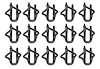 HK716 Door Panel Clip Set for 1960-1973 Ford Mustang, Falcon, Ranchero, Galaxie, Mercury Comet