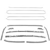 IN11070G Headliner Retainer Strip Set with Bows for 1968-1972 Pontiac GTO, LeMans, Tempest
