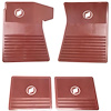 IN2357Z 1961-75 Various Buick Vehicles; Floor Mat Set; Red - image 1