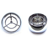 IN3018G 1964-65 Pontiac GTO, LeMans; Tempest; Dash Vent Ball Deflector; Chrome - image 1