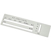 IN3413T 1970-72 Oldsmobile Cutlass, 442; A/C Control Panel; Aluminum Insert; Without Defogger - image 1