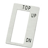 IN3416T 1970-72 Oldsmobile Cutlass, 442 Convertible; Insert Bezel; Folding Top Switch - image 1