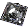 IN5725T 1968-72 Oldsmobile Cutlass, 1968-71 442; Escutcheon/Bezel; Remote Mirror; Brushed Chrome - image 1
