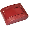 IN6061Z Seat Belt Buckle Cover; 1967-72 Camaro, Impala, Nova, Cutlass, GTO; Standard; Plastic W/Button; Red - image 1
