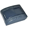 IN6063Z Seat Belt Buckle Cover; 1967-72 Camaro, Impala, Nova, Cutlass, GTO; Standard; Plastic W/Button; Blue - image 1