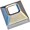 IN6275Z Seat Belt Buckle Cover; 1967-68 Camaro, Firebird, 1966-68 Impala, 1966-68 Cutlass 1966-68 Skylark; Deluxe; Stainless - image 1