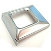 IN6285Z Seat Belt Buckle Cover; 1969-73 Camaro, Impala, Nova, Cutlass, GTO; Deluxe; Brushed; Small - image 1