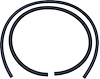 K0057 1958-72 Chevrolet; Ribbed Heater Hose Set; OE Design; Small Block & Big Block