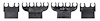 1965-76 Big Block Spark Plug Wire Retainer Set
