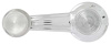 K037597X Door Window Crank Handle 1965-96 GM; Standard Interior; Clear Knob; Non-Riveted; Various Models - image 1
