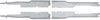 K10025 Floor Wiring Loom Cover Set 1967-1969 GM F-Body - image 2