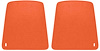 Bucket Seat Back Panel 1969 Camaro - image 1