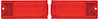 K1040 Rear Tail Light Lens 1968-69 Chevy II/Nova; Pair - image 1