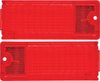 K1040 Rear Tail Light Lens 1968-69 Chevy II/Nova; Pair - image 3