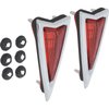 K106801 Rear Side Marker Lamp Assembly 1968 Firebird, Catalina, Bonneville; Pair - image 2