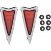 K106801 Rear Side Marker Lamp Assembly 1968 Firebird, Catalina, Bonneville; Pair - image 3