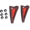 K106801 Rear Side Marker Lamp Assembly 1968 Firebird, Catalina, Bonneville; Pair - image 4
