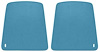 Bucket Seat Back Panel 1967 Camaro - image 1