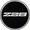 Wheel Center Cap Decal 1985-1990 Chevy Camaro IROC-Z - 2.500 in. - 3-Dimensional Z28 - image 1