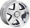 K151802BK 5-Spoke Aluminum Wheel Set With Black Accents 1982-02 Camaro/Firebird R15 Style 17" x 9.5" - image 1