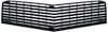 K187 1974-77 Camaro; Upper Grill; Z28; Black - image 1