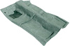 K20030 1968 Firebird, Molded Carpet Set,; Passenger Area, 2-Piece,; Loop, Dark Teal Blue - image 1