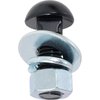 K225B 1938-72 GM Car & Truck; Bumper Bolt, Nut, And Washers; 1/2 in.-13 X 1-1/2 in.; Black - image 2