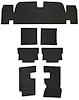 K24142 1967-69 Camaro, Firebird; Carpet Underlay Sound Deadener; 7-Piece Set - image 1