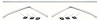 K2425 Trunk Lid Molding Set for 1970 Dodge Challenger - image 1