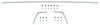 K2426 Trunk Lid Molding Set 1971-74 Challenger; 3 Piece Set with Hardware - image 1