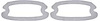 68 CAMARO PARK LAMP HOUSING GASKET - image 1