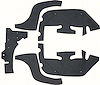 1967-69 Firebird Fender Splash Apron Set - image 1