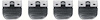 Roof Rail Blow Out Clips 1967-69 Camaro/Firebird
