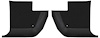 K3207 Kick Panels-1967-73 Mopar; A-Body Models; Black; Pair - image 1