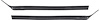 K381 Quarter Window Weatherstrip-1967-68 Impala/Full Size, Convertible, Pair - image 1